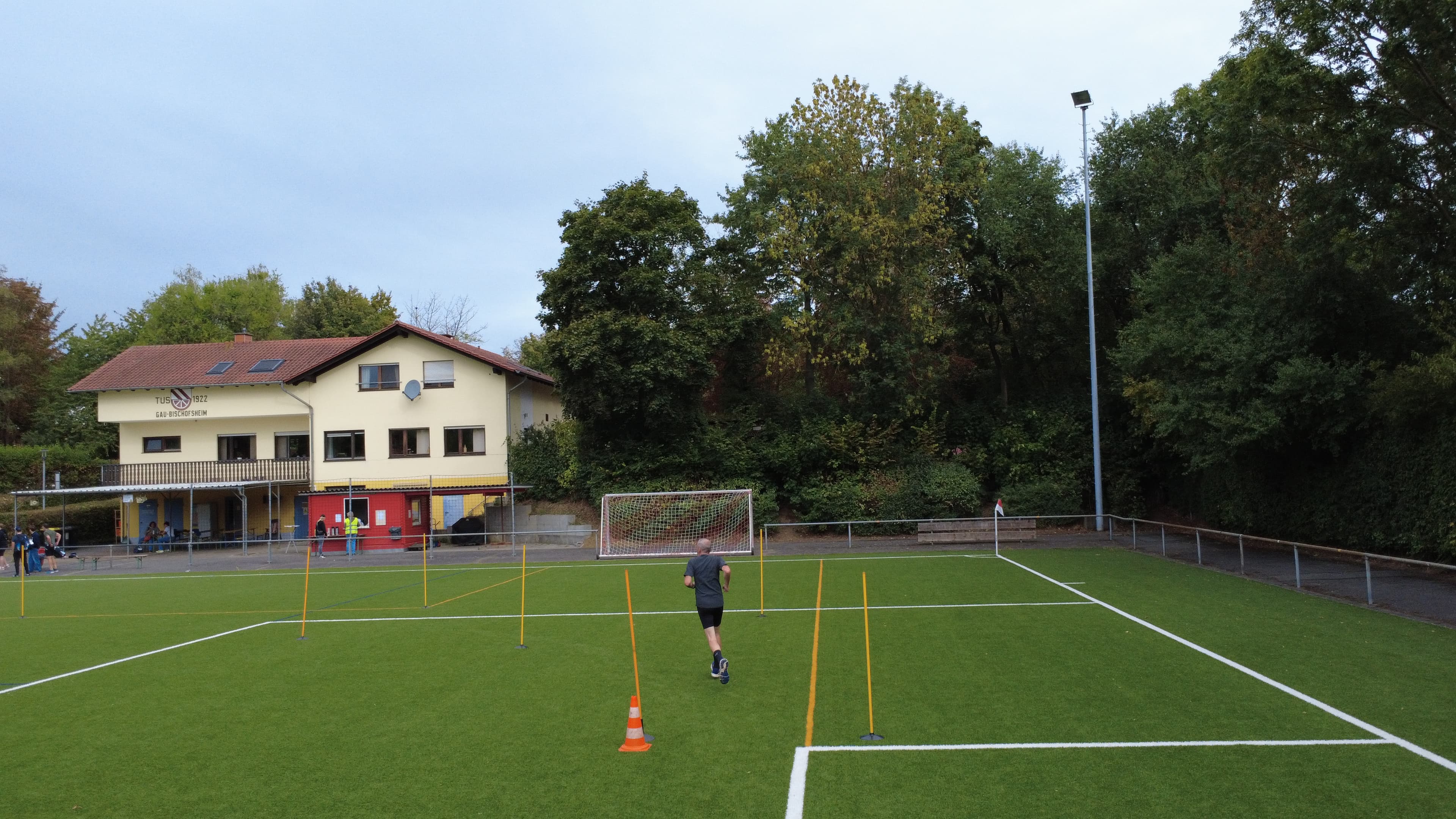 Sportplatz aus der Luft